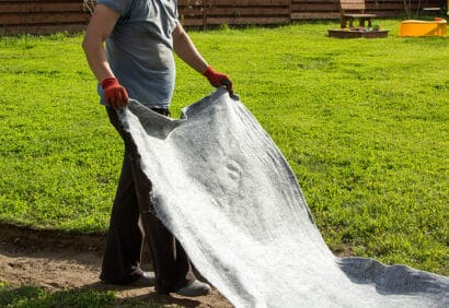 Tissu géotextile pour gazon synthétique – rouleau de fabric pour installation